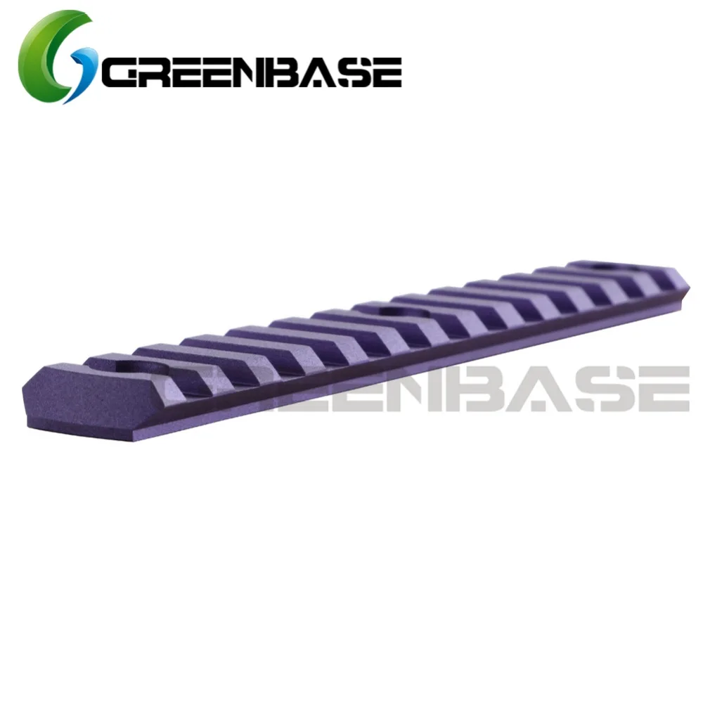 Greenbase ультратонкий 13 слотов MLOK Rail part AR15 M4 M16 Handguard Scope M-lok Picatinny 20 мм Тактический