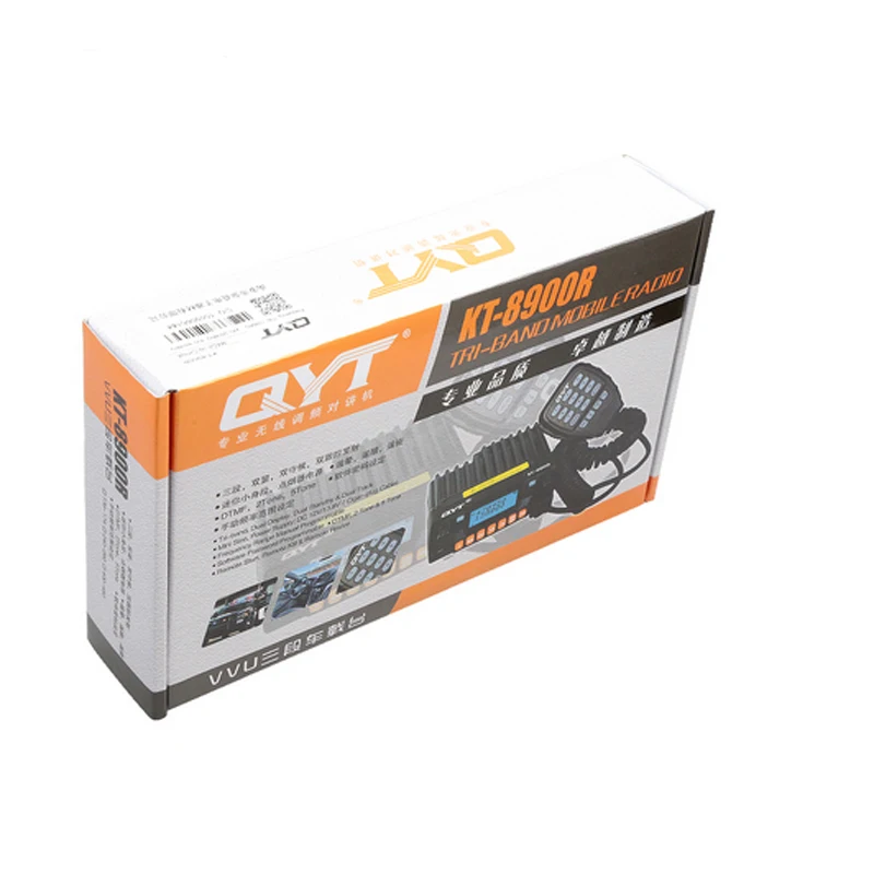 

New Arrival QYT Tri Band 136-174/240-260/400-480 Mini Ham Mobile Radio with Programming Cable and Software