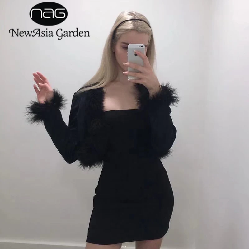 Двухслойное хлопковое облегающее платье NewAsia Garden сексуальное летнее вечерние