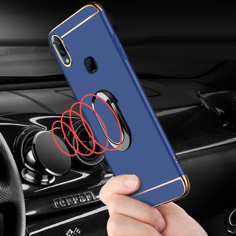 Для Samsung Galaxy M20 M30 Магнитный кронштейн палец кольцо противоударный чехол для