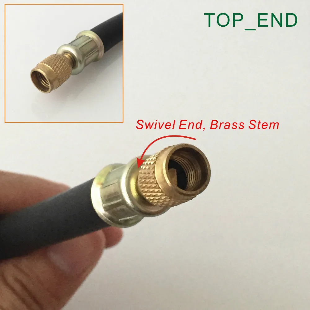 7&quot Long Flexible Rubber Valve Extension Work w/ Tire Directly |