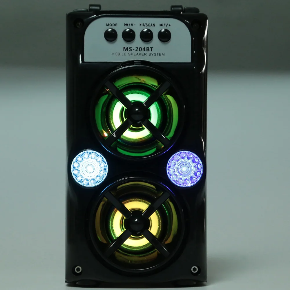 EXcelvan MS 204BT динамик bluetooth портативный с высокой выходной мощностью fm беспроводной