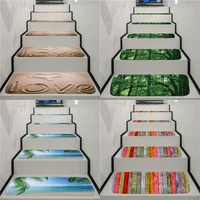 5pcs washable non slip stair treads stair carpet tread stair rugs dirt proof rubber backing stair carpets floor rugs home decor