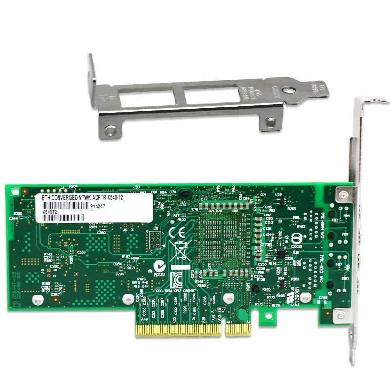ARUENTEX X540-T2 сети Gigabit Ethernet Server Adapter Dual-port RJ45 PCI-E X8 Intel X540 чип | Компьютеры и офис