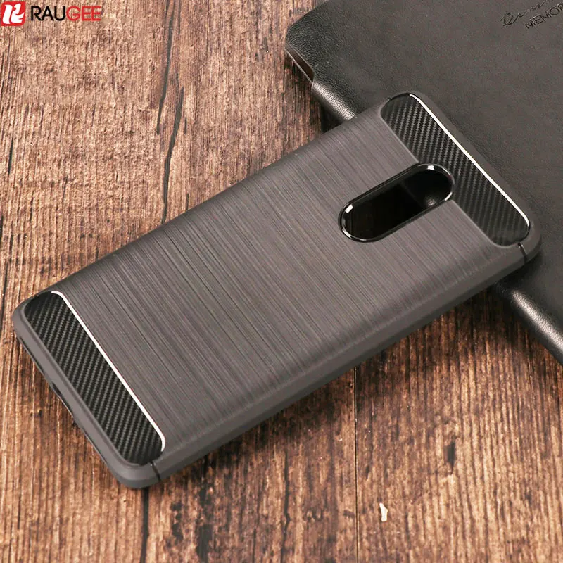 Противоударный силиконовый чехол из углеродного волокна и ТПУ для Xiaomi Redmi Note 4 Pro