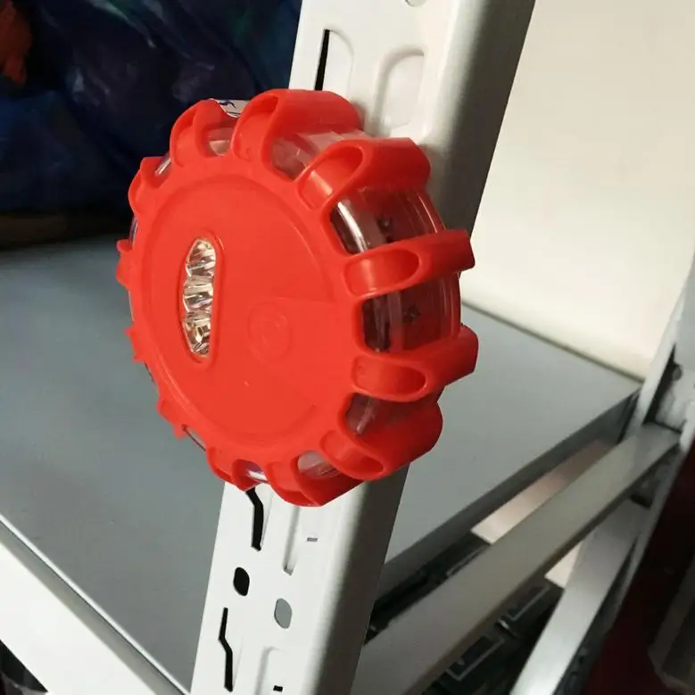 СВЕТОДИОДНЫЙ дорожный фонарь аварийный диск светящийся сигнальный Маяк для