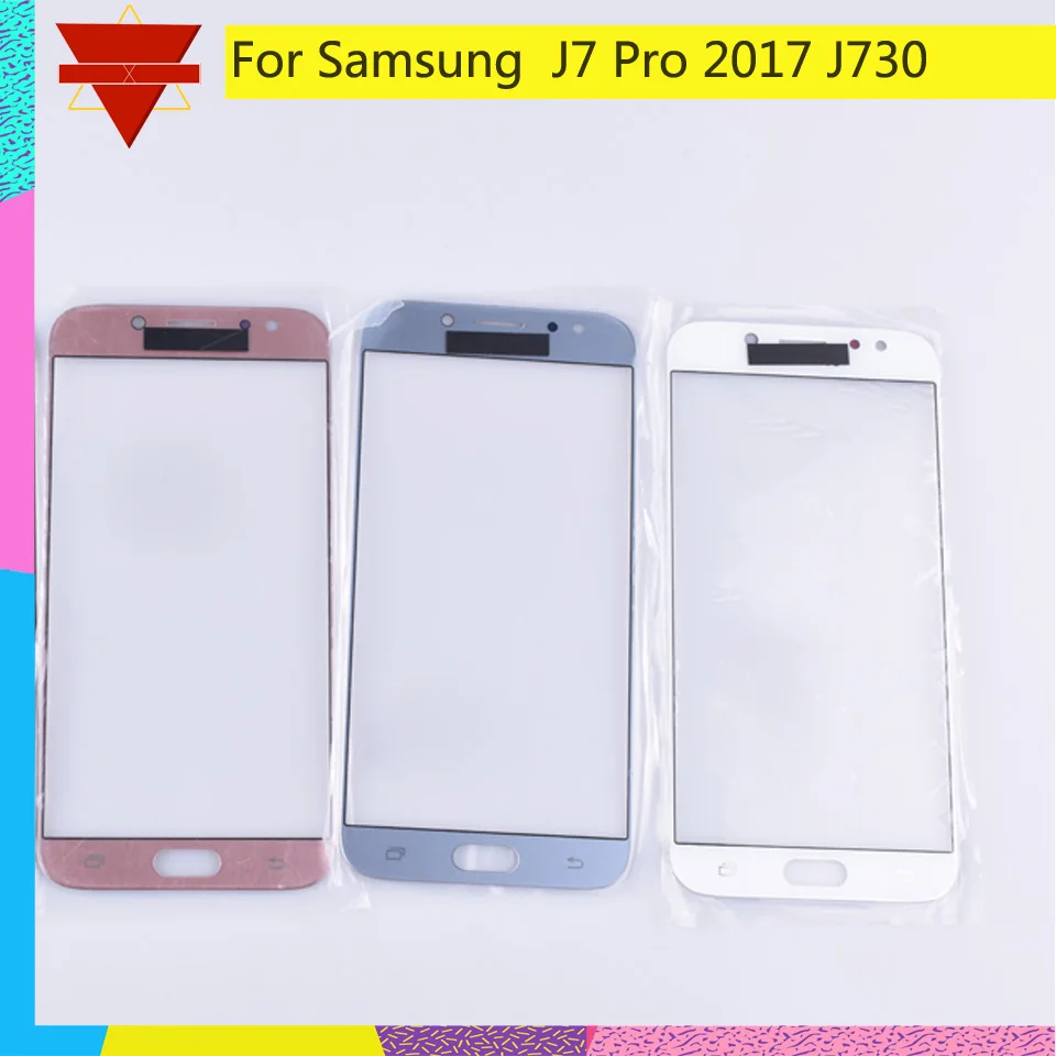 10 шт./лот для samsung Galaxy J7 Pro 2017 J730 J730F SM J730G/DS сенсорный экран передняя стеклянная