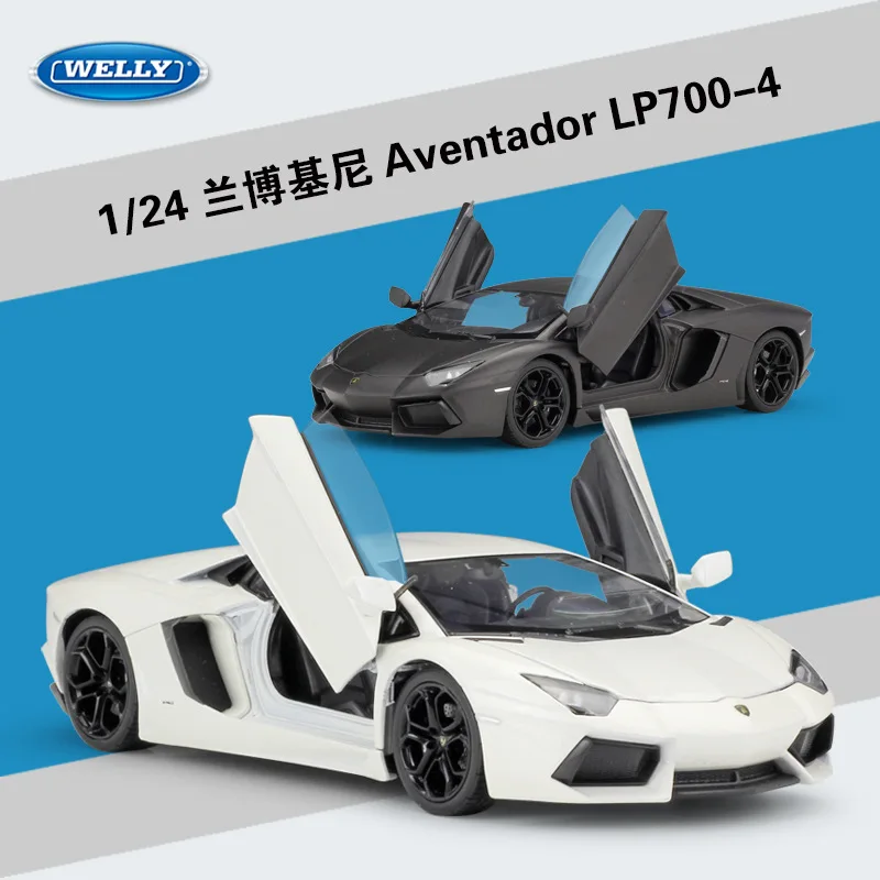 

Модель классического игрушечного автомобиля WELLY 1:24, модель литая автомобиля Lamborghin шатладор LP700, автомобиль из металлического сплава для мал...