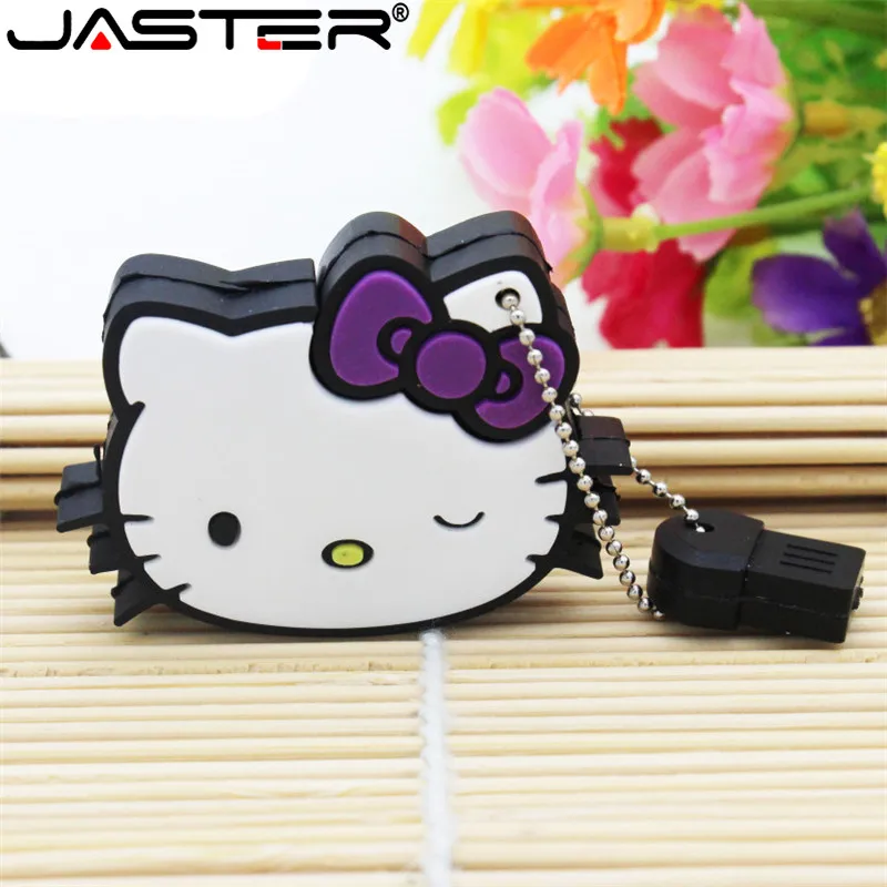 JASTER hello kitty Usb флеш-накопитель 64 ГБ 32 ГБ флеш-накопитель 4 ГБ 8 ГБ 16 ГБ мультфильм U Диск флеш-карта Горячая Распродажа карта памяти