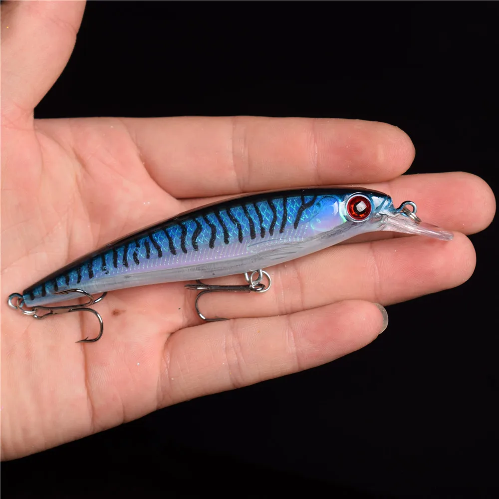 1 шт. плавающая приманка для рыбной ловли гольян лазерная жесткая искусственная 3D