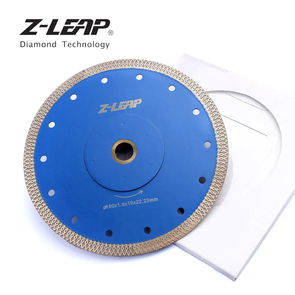Z-LEAP 180 мм супер тонкий алмазный пильный диск 7 дюймов 1 шт. Алмазный керамический процелаин плитка диск для резки мрамора пильный диск