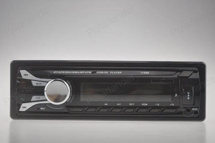 Автомагнитола с bluetooth 1 Din стерео FM USB/SD AUX аудио MP3 плеер в приборной панели Съемная