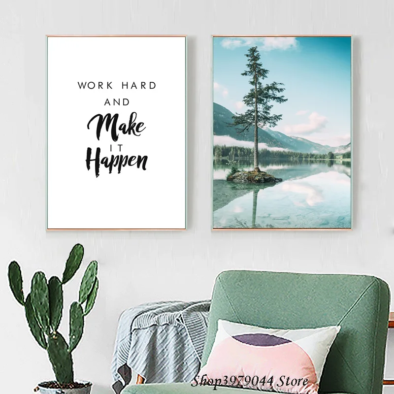 Пейзаж постеры и принты горный холст картина поп-арт украшение домашние картины