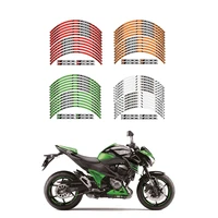 motorist high quality motorcycle wheel decals waterproof reflective stickers rim stripes for kawasaki z800 kawasakiz800