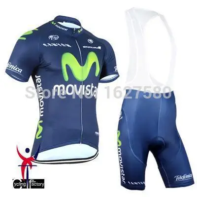 New2015 Movistar comfortable new bike jersey short sleeve shirt leading bicycle shorts mountain + tights ciclismo | Спорт и