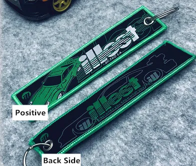 H illest 1 шт. брелок двухсторонний узор модный ключ дождь для ложки Спорт Illest JS Racing Turbo Mugen power - Название цвета: H illest