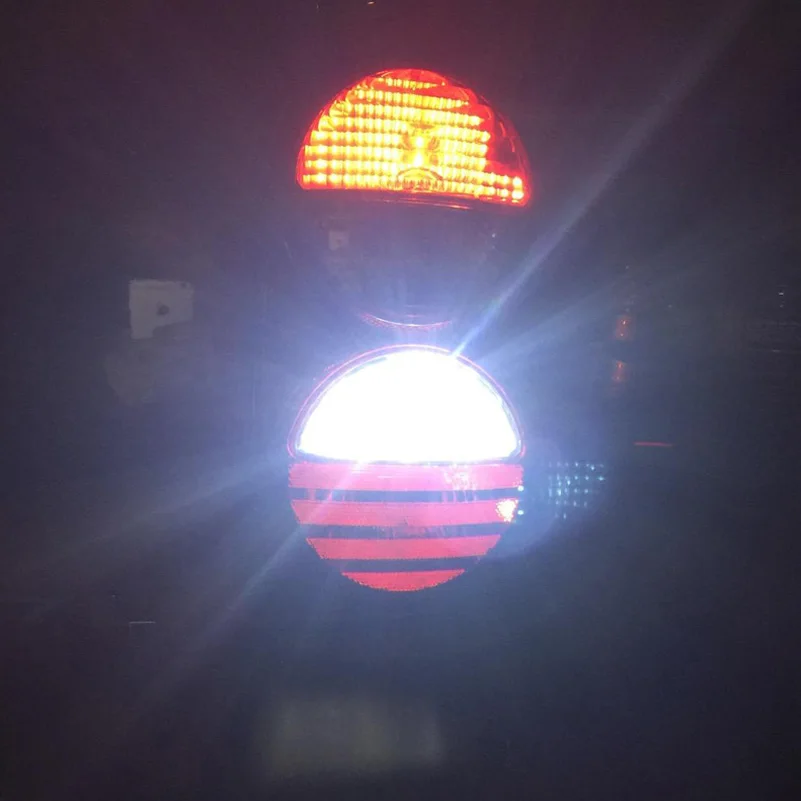 2 шт. P21W led canbus заднего Обратный резервный светильник лампочка BA15S 1156 Автоматическая сигнальная лампа для Audi A3 8P A4 B6 B8 A5 A6 C5 C6 Q5 Q7