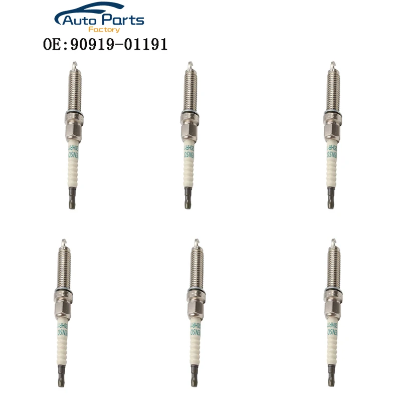 

6 PCS New Iridium Spark Plug For Toyota Volvo Subaru Honda Civic Insight Mitsubishi BMW 90919-01191 9091901191 SK20HR11