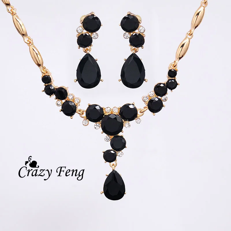 Crazy Feng (Лея фенг) и выше Новая модная женская золотого цвета хрустальные стразы