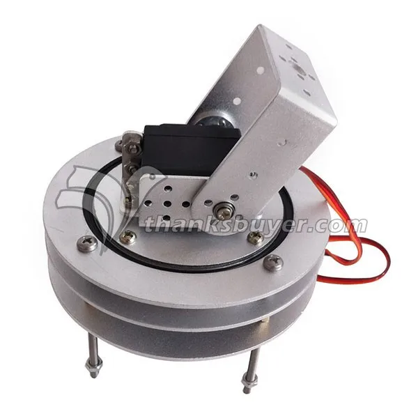 

Aluminium 6 DOF Robotic Robot Arm Clamp Claw & MG996R Servos Swivel Rotatable Stand Mount Kit- Silver