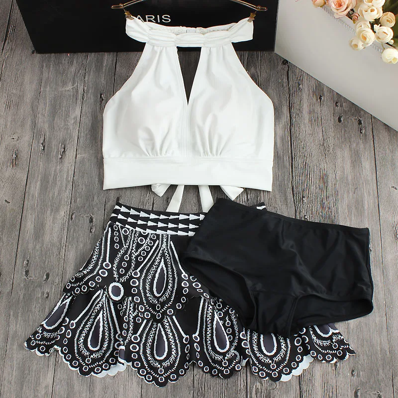 

YinFengTing Новый сексуальный женский комплект бикини из трех частей купальник Летний бикини купальный костюм Женская пляжная одежда купальник 2023