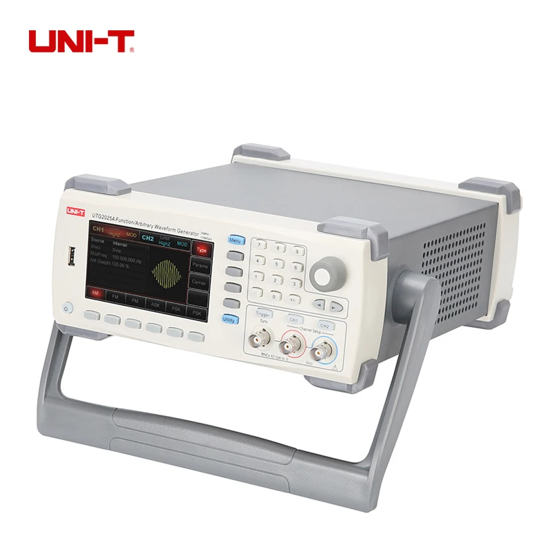 UNI T UTG2025A 25MHz USB двухканальный сигнал Функция произвольный генератор сигналов 200MSa/s