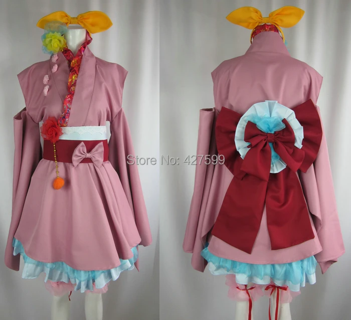 Macross Frontier Ранка Ли платье Косплей Костюм Хэллоуин костюмы с бесплатной