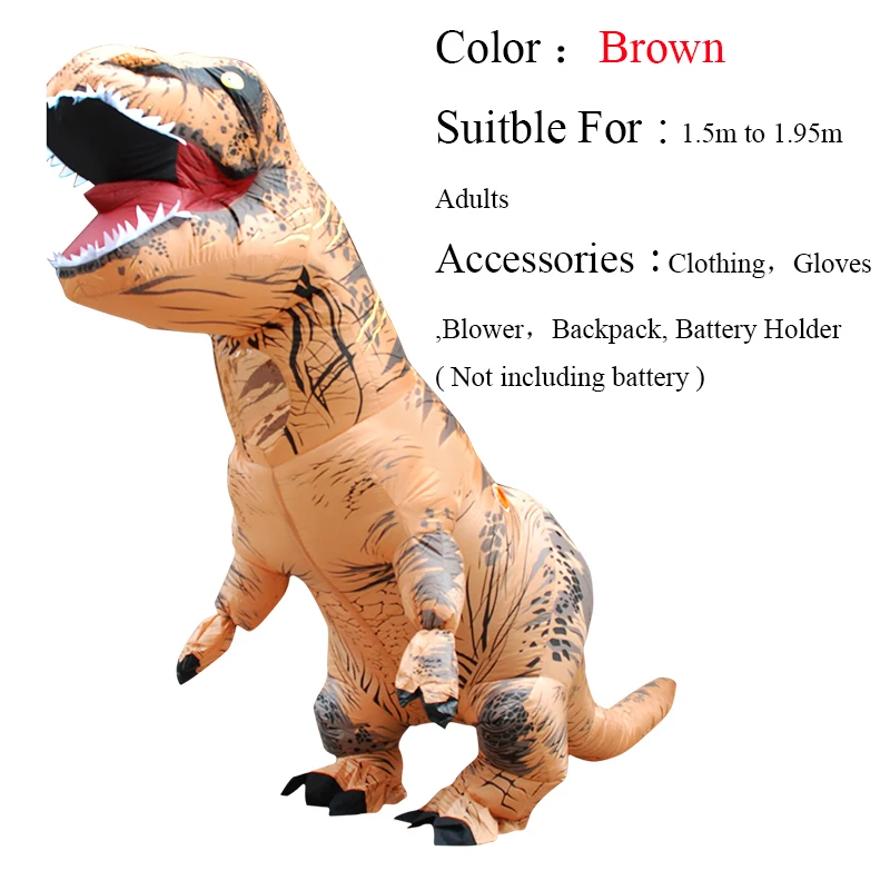 T-REX надувной костюм-талисман для детей, взрослых, аниме, косплей, динозавр, животное, комбинезон, подарок на день рождения для пати, косплей, Disfraz