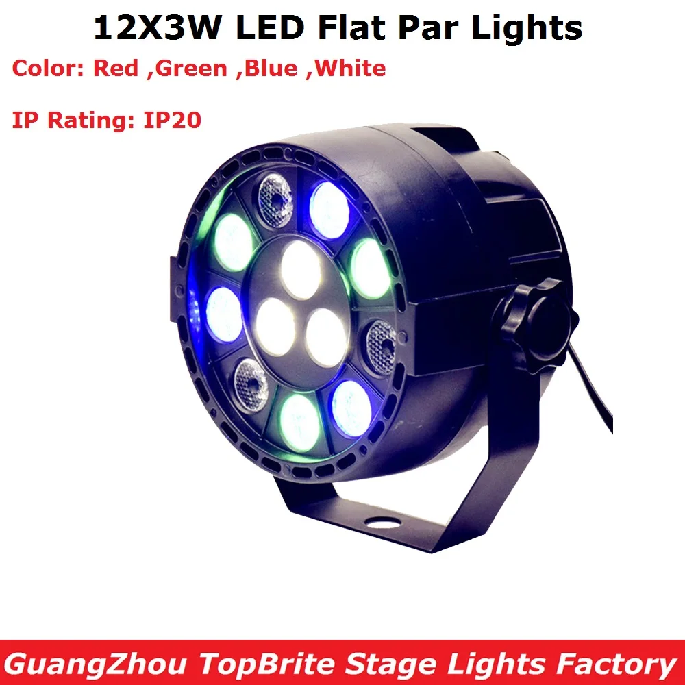 Светодиодный Par 12x3 Вт RGBW с DMX512 для клуба дискотеки DJ звуковая активация диско-шар