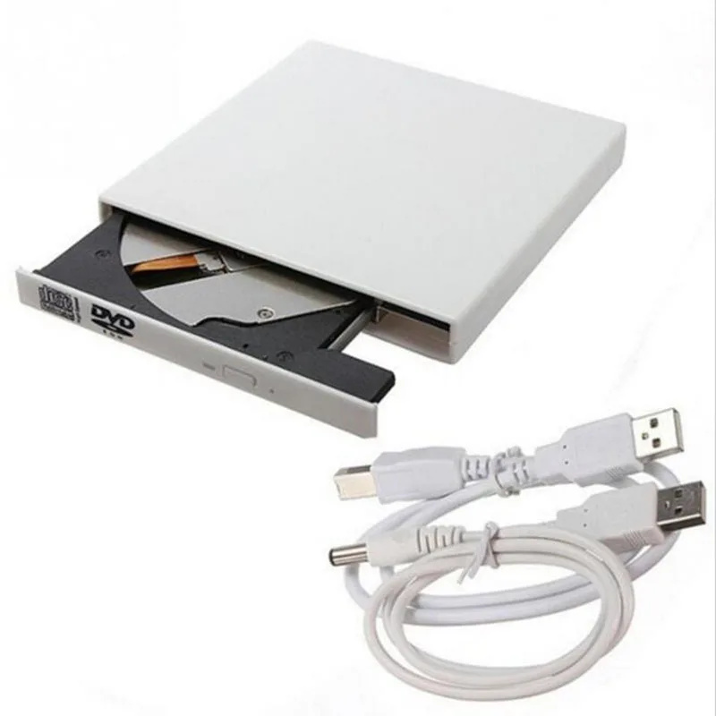 USB2.0 Внешний DVD комбинированный CD-RW привод ROM CD драйвер для ПК/ноутбука-белый ND998 |