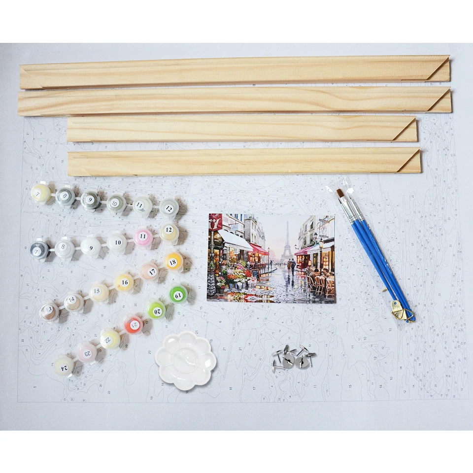 Картина по номерам на холсте с рамкой|Рисование и каллиграфия| |