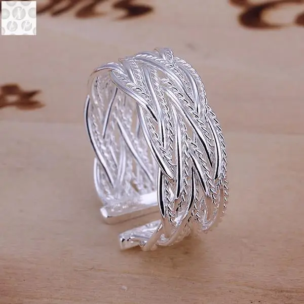R023 посеребренные ювелирные изделия горячая Распродажа новый дизайн перстень для