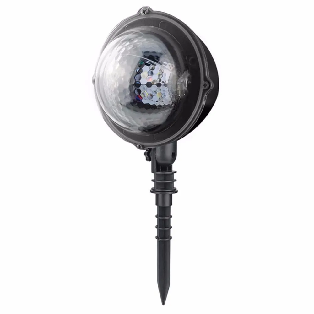 Светодиодная сценическая лампа ZjRight водонепроницаемый проектор со снежинками