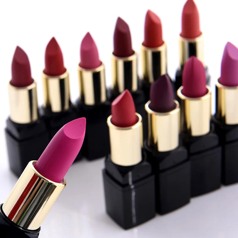 Hengfang бренд губная помада пигмент цвет макияж водонепроницаемый длительный 12 шт.