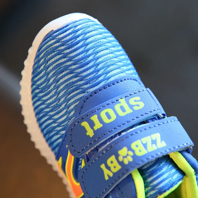 Children's Spring Autumn 2018 LED light shoes girls boy casual sports fashion glowing sneakers for kids 21-31 | Детская одежда и
