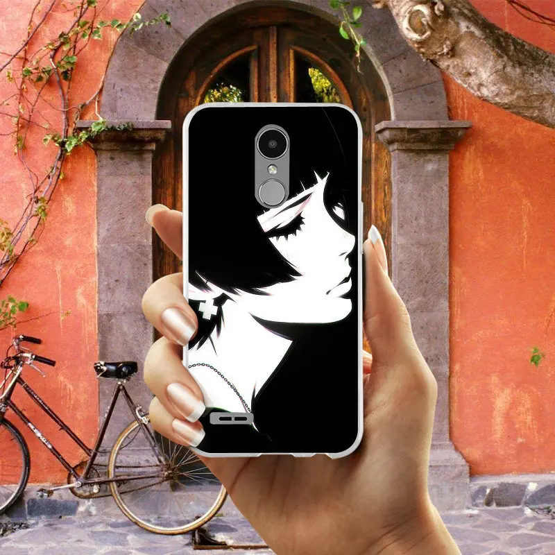 Чехлы для телефонов Amime Girl Face Illust Art из мягкого ТПУ LG G2 G3 Mini G4 G5 G6 K4 K7 K8 K10 2017 Nexus 5 5X V10