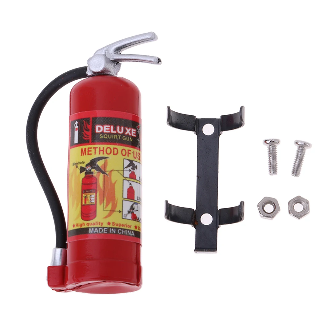

1:10 RC Car Buggy Model Metal Fire Extinguisher Decoration for TRX4 D90 D110
