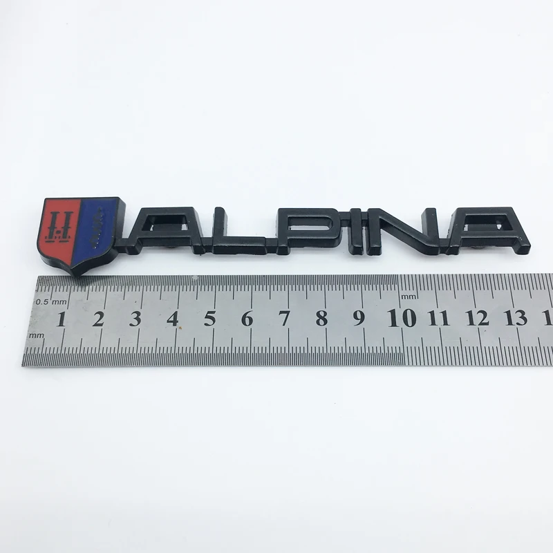 ANTINIYA 3D металлический ALPINA авто Стайлинг наклейки Передняя гриль ворота со значком