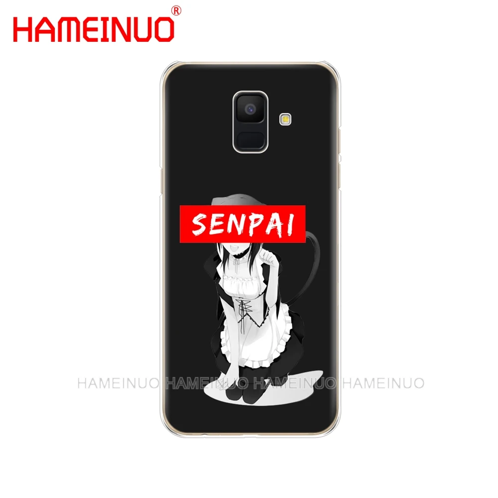 HAMEINUO Sugoi Senpai аниме waifu чехол для телефона Samsung Galaxy J4 J6 J8 A9 A7 2018 A6 A8 PLUS j7 duo | Мобильные