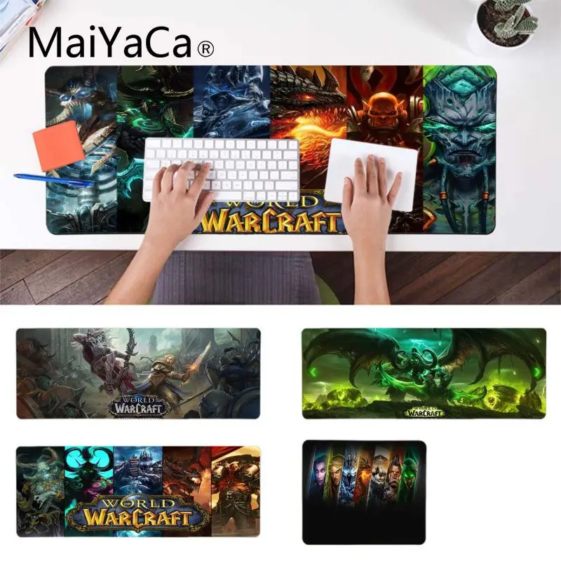 MaiYaCa Новый Печатный Большой Коврик для мыши World of warcraft ПК компьютерный коврик