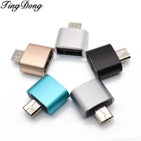 tingdong 1pcs micro usb to usb otg adapter 2 0 converter for tablet pc to flash mouse keyboard