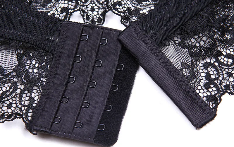 Varsbaby, сексуальные кружевные тонкие комплекты с бюстгальтером пуш-ап, 5 шт., бюстгальтер+ трусики+ защита для глаз+ подвязки+ чулки для женщин
