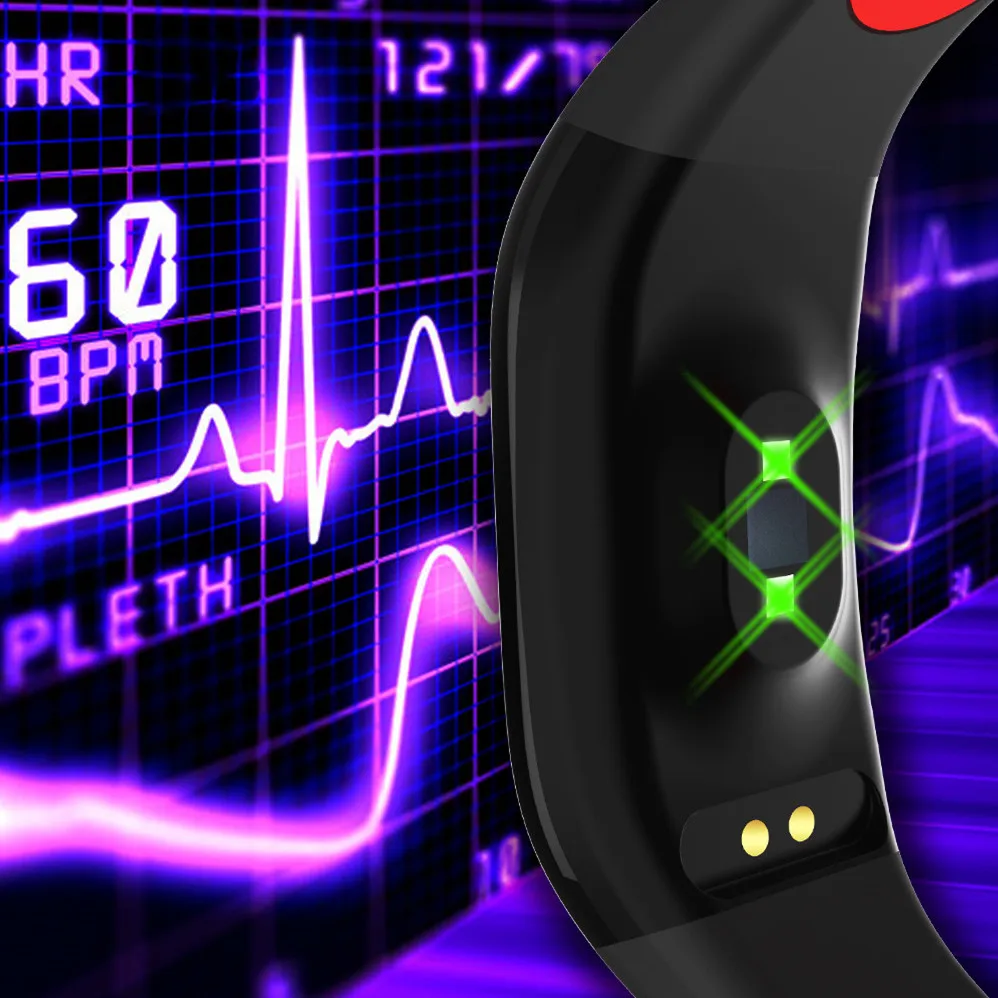 F21 Smart Band Sports Wristbands IP68 Waterproof 1.14 Inch Screen Fitness Tracker Bracelet for Android IOS | Электроника