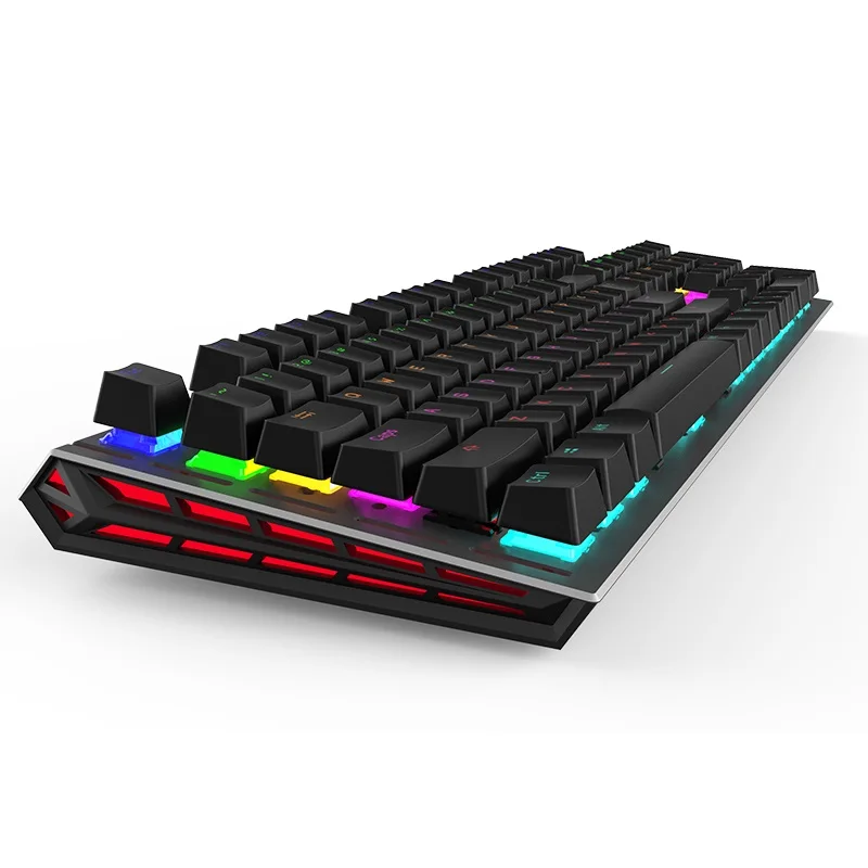 Эргономичная Механическая игровая клавиатура Royal Kludge RK Mirage с USB подсветкой и