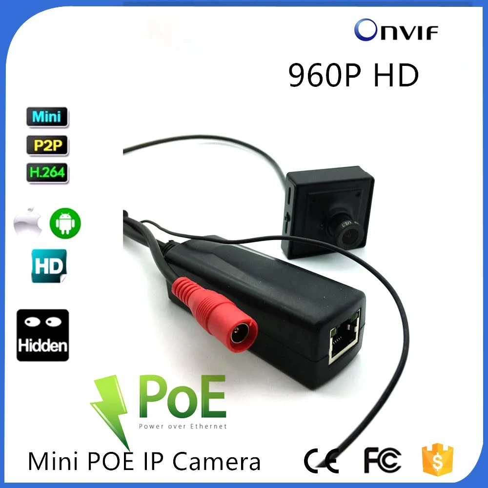 

2017 Hot Sale Micro Size 960p Poe Mini Ip Camera 1.3MP Indoor POE IP Camera Mini CCTV Network Camera Board Lens P2P