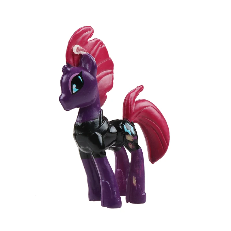 12 шт./набор игрушки My Little Pony Tempest Shadow Twilight Sparkel Rarity Movie Фигурки Коллекционная модель куклы для детей Подарки