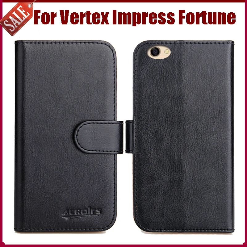 

Горячая распродажа! Новое поступление, кожаный защитный чехол Vertex Impress Fortune, флип-чехол высокого качества, чехол для телефона