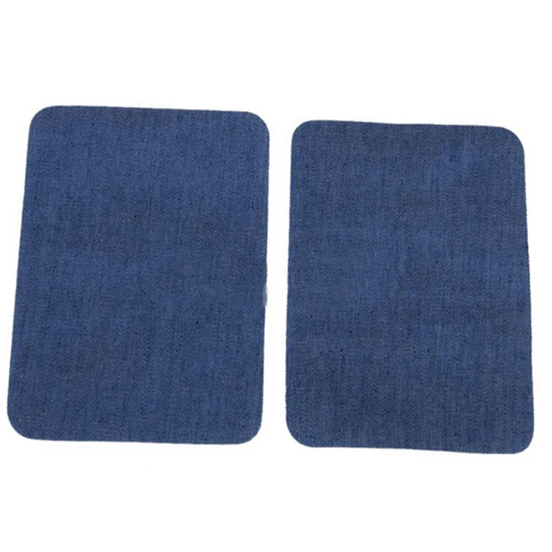 1 пара креативная джинсовая аппликация для шитья светло голубая/темно