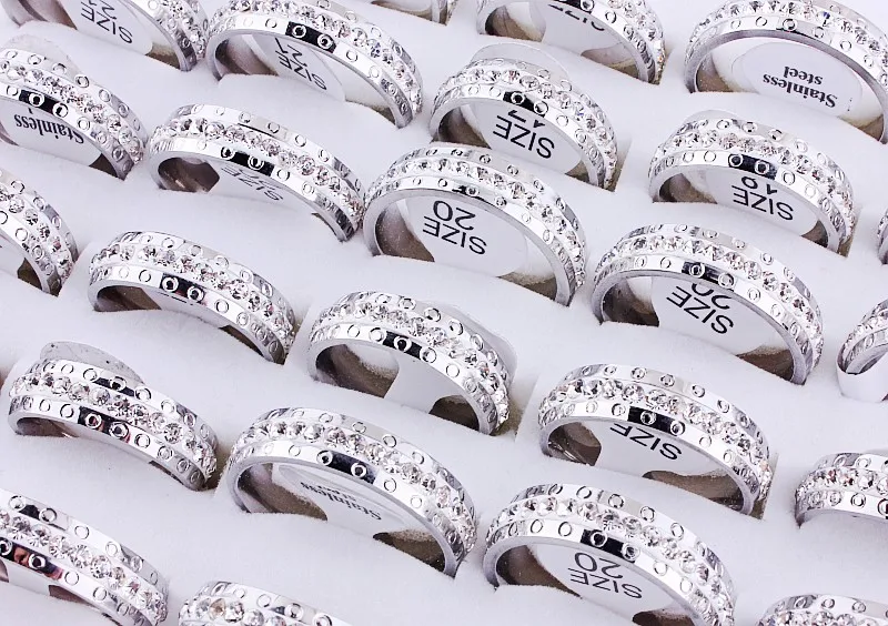 Оптовая продажа оптом 25 шт. капли масла CZ инкрустация камнем из нержавеющей стали