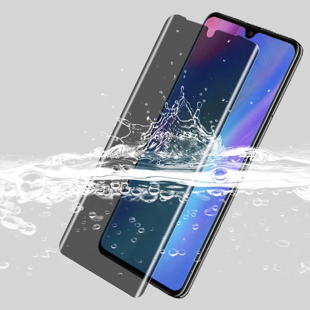 9H 3D полное покрытие защита экрана конфиденциальности для HuaWei P30 PRO Анти шпионское